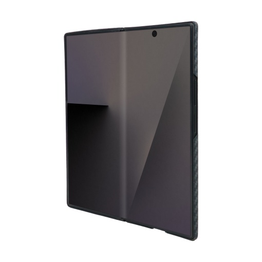 Huse Samsung Z Flip 7, Husa pentru Samsung Galaxy Z Flip7 5G, Clip-On, made from Aramid Fiber, compatibila MagSafe, Kevlar, Black - vetter.store_1