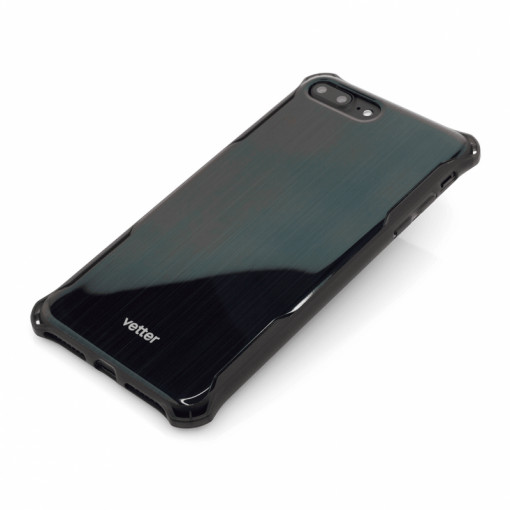 Outlet accesorii telefoane, 217, More Series, Husa iPhone 8 Plus, 7 Plus Clip-On Hybrid Xtra Protection, Graphite, vetter.store