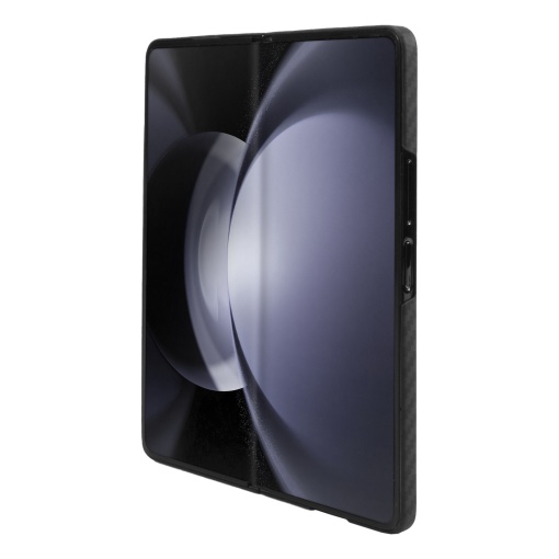 Pochette Samsung Galaxy Z Fold5 5G, Clip-On, en fibre aramide, Kevlar, noir