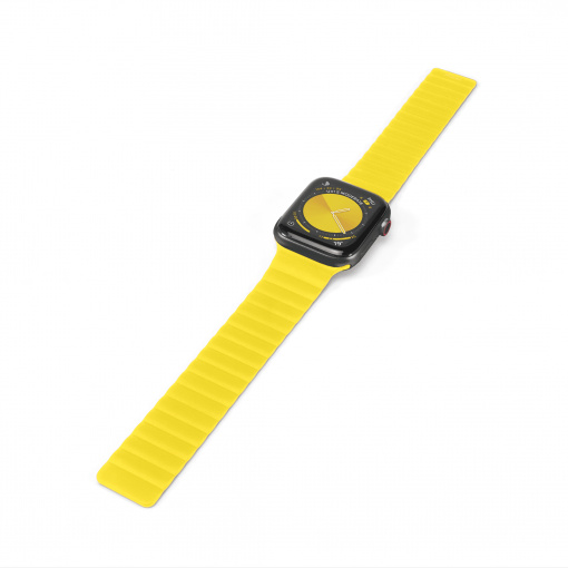 Bratara de schimb pentru Apple Watch 9 38/40/41 mm, Vetter keepON, galbena