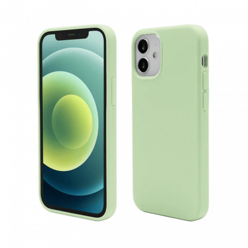 Husa iPhone 12 mini Soft Touch Silk Verde