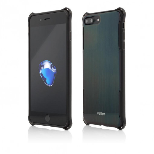 Husa iPhone 8 Plus, 7 Plus Clip-On Hybrid Xtra Protection, Graphite