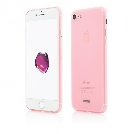 Husa iPhone SE2, 8, 7 Clip-On, Ultra Thin Air Series, Roz