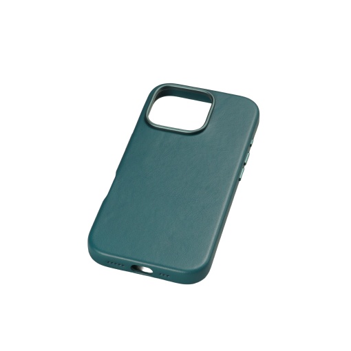 Husa leatherUP Class Refined Touch pentru iPhone 18 Pro Max, vedere din spate, fara telefon