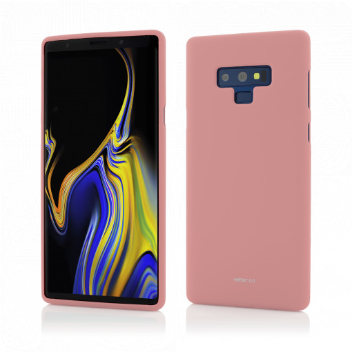 Husa Samsung Galaxy Note 9 Soft Touch, Vetter GO, Roz