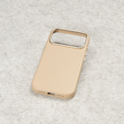 Husa pentru iPhone 17 Pro Max, leatherUP Class, Refined Touch, MagSafe Compatible, Titanium Grey - vetter.store_1
