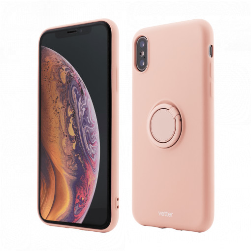 Vetter Case for iPhone XS Max, Soft Pro with Magnetic iStand, Pink