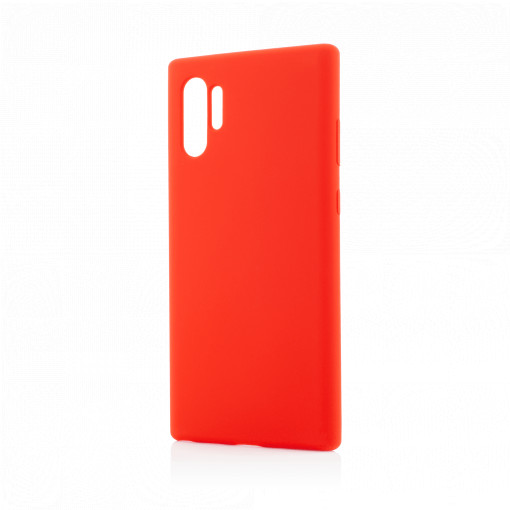 Vetter Case for Samsung Galaxy Note 10+, Clip-On Soft Touch Silk Series, Red
