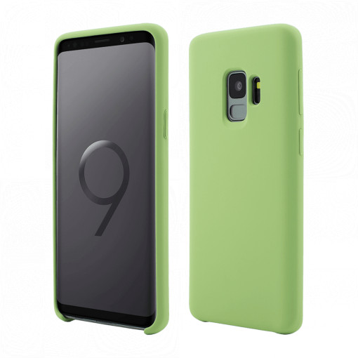 Vetter Case for Samsung Galaxy S9, Clip-On Soft Touch Silk Series, Green