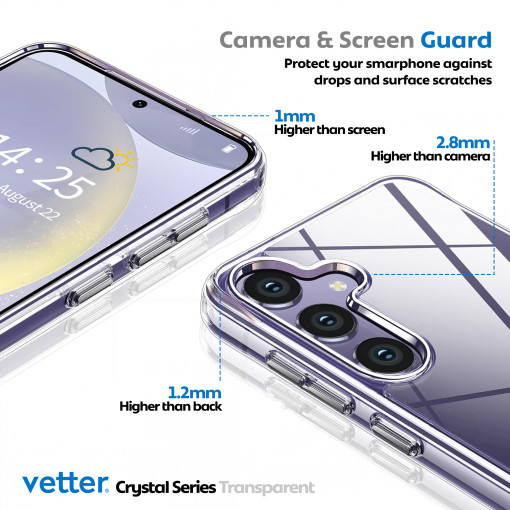 Huse Galaxy S24 Plus, Husa Samsung Galaxy S24+, Crystal Series, Clear - vetter.store _1