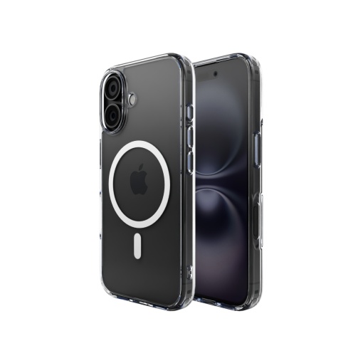 Coque iPhone 16, Compatible MagSafe, Soft Pro, Transparente