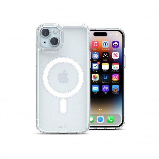 Husa iPhone 15 Plus Soft Pro, Compatibila MagSafe, Clear