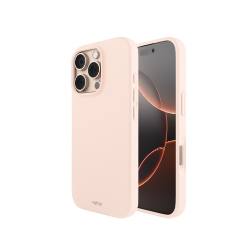 Husa iPhone 16 Pro Max, Clip-On Soft Touch Silk Series Mag Safe Compatible, Roz