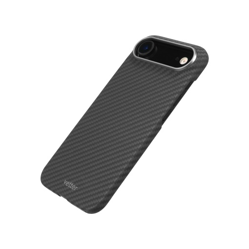 Husa pentru iPhone Air, Clip-On MagSafe Compatible, made from Aramid Fiber, Kevlar, Black