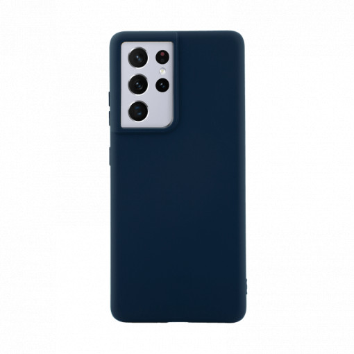 Husa Samsung Galaxy S21 Ultra Soft Touch, Vetter GO, Albastru