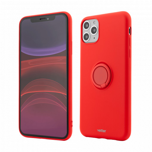 iPhone 11 Pro Max Case, Soft Pro with Magnetic iStand, Red