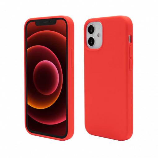 Silk Series Soft Touch Case, iPhone 12 mini, Red