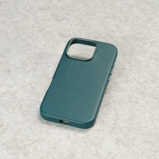 Husa pentru iPhone 17 Pro Max, leatherUP Class, Refined Touch, MagSafe Compatible, Blue - vetter.store_1