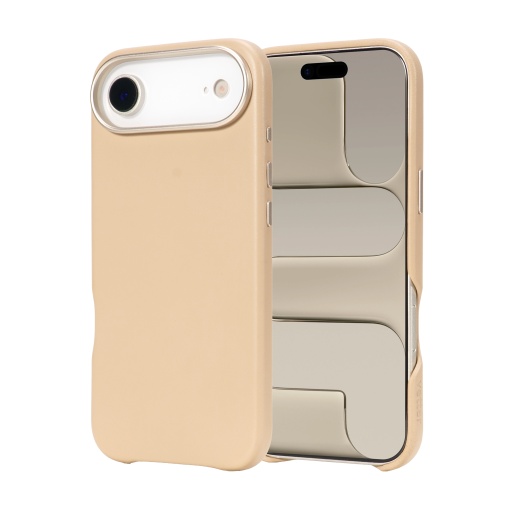 Husa pentru iPhone Air, leatherUP Class, Refined Touch, MagSafe Compatible, Titanium Gray - vetter.store_2