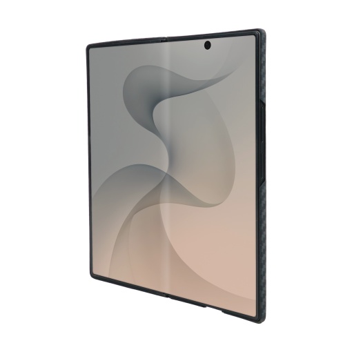Husa Kevlar din fibra de aramida neagra pentru Samsung Galaxy Z Fold 8 Ultra