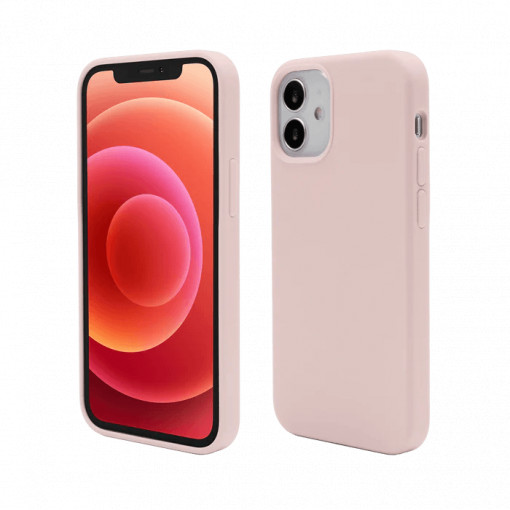 Soft Touch Silk Series Case, iPhone 12 mini, Pink