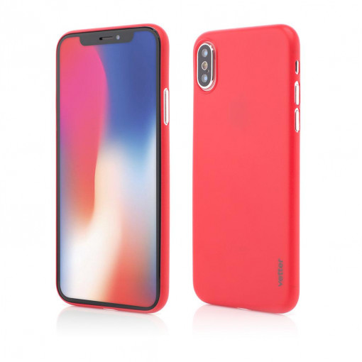 Vetter Case for iPhone XS, X, Clip-On, Ultra Thin Air Series, Red