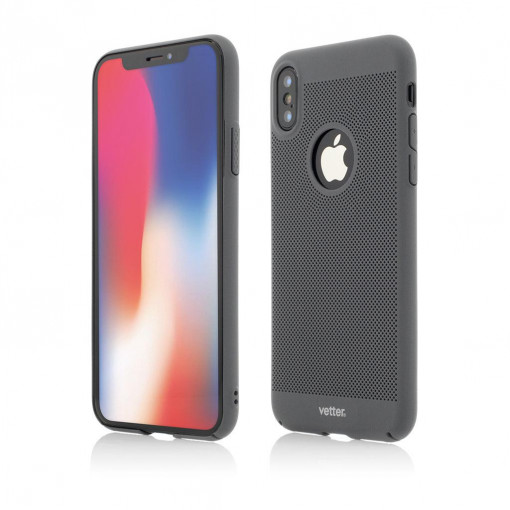 Vetter Case for iPhone XS, X, Clip-On Vent Series LTD, Grey
