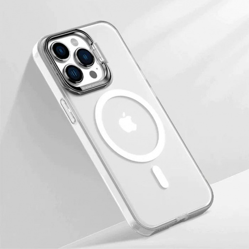 Huse iPhone 14 Pro Max, Husa iPhone 14 Pro Max Clip-On Hybrid Compatibila MagSafe, with Metal Stand - vetter.store _3