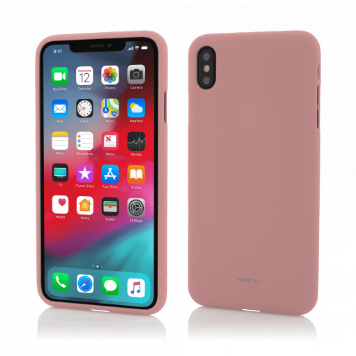 Case Vetter GO for iPhone Xs Max, Soft Touch, Pink