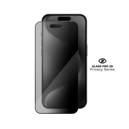 Folie iPhone 15 Pro Max, Edge to Edge, Privacy Series