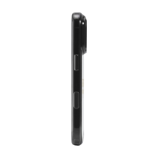 Husa Vetter Soft Pro transparent black pe iPhone 18 Pro Max, profil lateral subtire