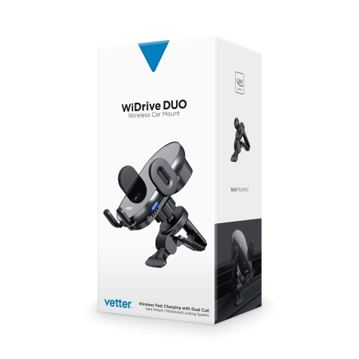 Incarcator auto wireless WiDrive Duo 15W Dual Coil