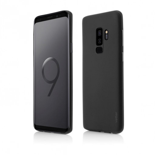 Vetter Case for Samsung Galaxy S9 Plus, Clip-On, Ultra Thin Air Series, Black