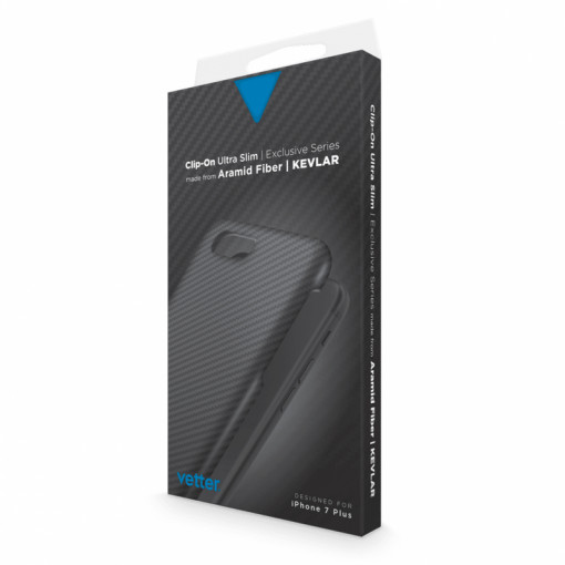 Oferte Outlet accesorii telefoane, 202, More Series, Husa iPhone 8 Plus, 7 Plus made from Aramid Fiber, Kevlar, Maron, vetter.store