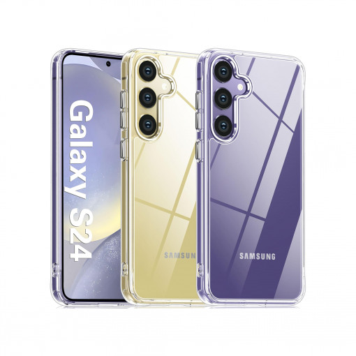 Case Samsung Galaxy S24, Crystal Series, Transparent