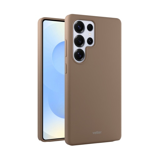 Husa Samsung Galaxy S25 Ultra Clip-On Soft Touch Silk Series Mag Safe Compatible, Titanium Brown