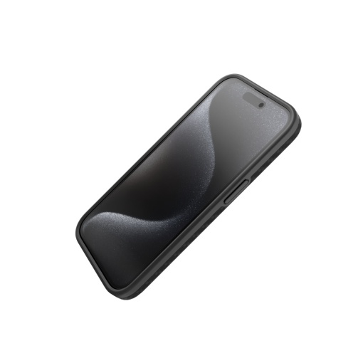 Huse iPhone 15 Pro  , Husa iPhone 15 Pro, Clip-On MagSafe Compatible, Aramid Fiber, Hybrid Kevlar, Slim Series, Negru - vetter.store _1