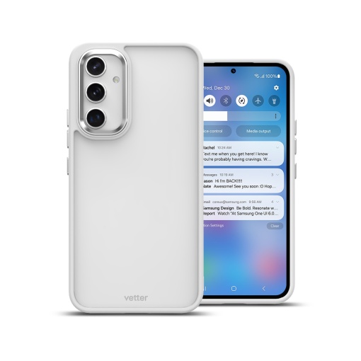 Samsung Galaxy A55 Clip-On Hybrid Case, Matt, Transparent