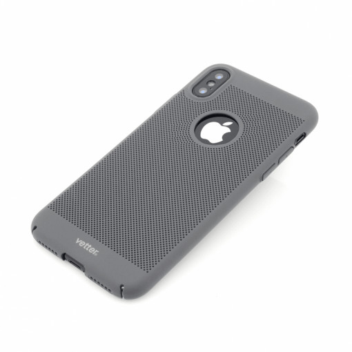 Outlet online GSM, 197, More Series, Husa iPhone XS, X Clip-On Vent Series LTD, Gri, vetter.store