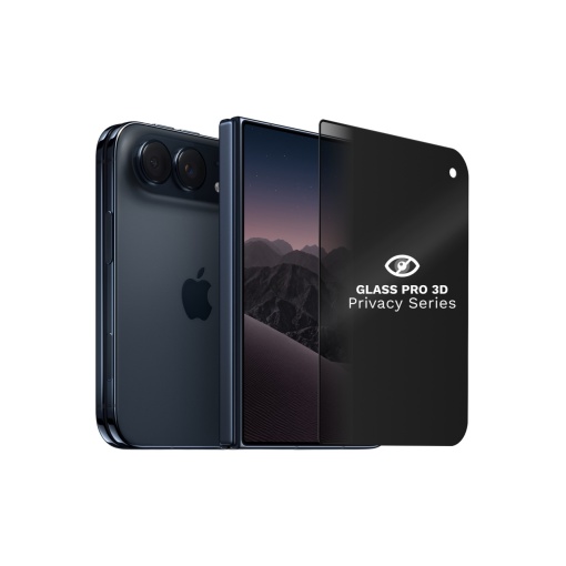 Sticla securizata Privacy, edge to edge Vetter pentru iPhone Duo alb