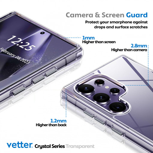 Huse Galaxy S24 Ultra, Husa Samsung Galaxy S24 Ultra, Crystal Series, Clear - vetter.store _1