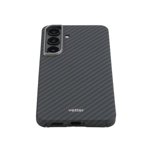 Huse Galaxy S25 Plus, Husa Samsung Galaxy S25 Plus Clip-On, made from Aramid Fiber, Kevlar, Compatibila MagSafe, Neagra - vetter.store_2