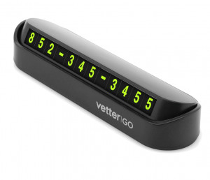 Suporti, Suport numar telefon auto Vetter GO, parcare temporara - vetter.store