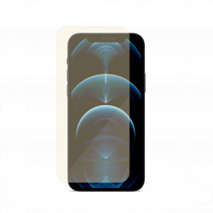 Case iPhone 12 Pro Max, EyeSafe, Blue Light Blocking Tempered Glass, Black