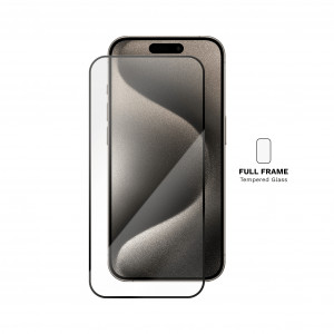 Huse iPhone 15 Pro, Folie iPhone 15 Pro, Full Frame Tempered Glass Vetter GO - vetter.store
