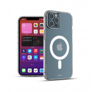 Huse iPhone 12 Pro Max, Husa iPhone 12 Pro Max, Crystal Series ,Compatibila MagSafe, Transparent - vetter.store _1