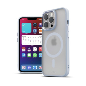 Huse iPhone 13 Pro, Husa iPhone 13 Pro Clip-On Hybrid Matt, Royal Albastra - vetter.store _3