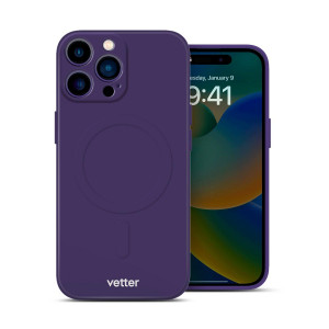 Husa iPhone 14 Pro Soft Pro Ultra, Compatibila MagSafe, Deep Purple