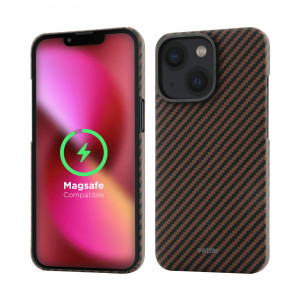 iPhone 13 tok, Clip-On MagSafe kompatibilis, Aramid szál, Kevlar