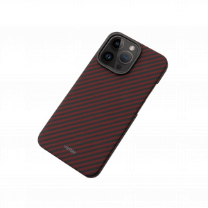 Huse iPhone 14 Pro Max, Husa iPhone 14 Pro Max made from Aramid Fiber, Kevlar, Compatibila MagSafe,Rosu - vetter.store _3